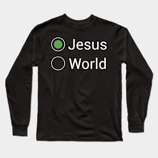 Jesus vs. World Long Sleeve T-Shirt